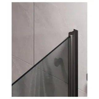 Шторка на ванну Timo T28 80 см чёрный